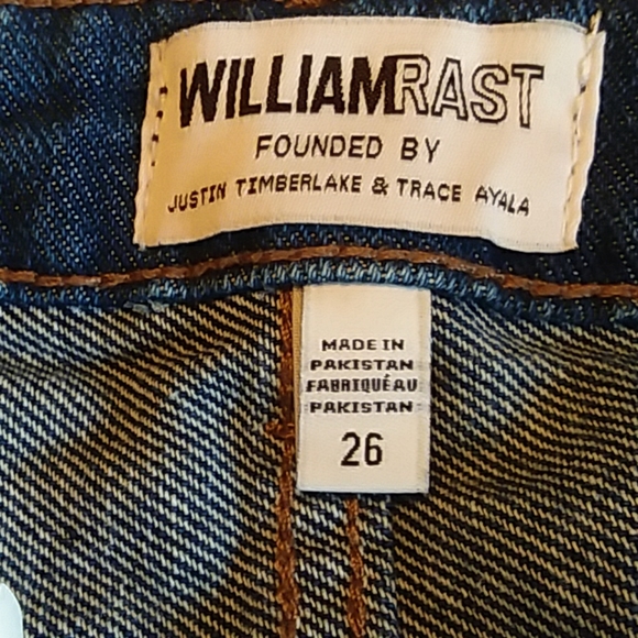 WILLIAMRAST frayed denim flared skirt, NWOT - Picture 4 of 8